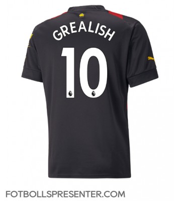 Manchester City Jack Grealish #10 Borta Matchtröja 2022-23 Kortärmad
